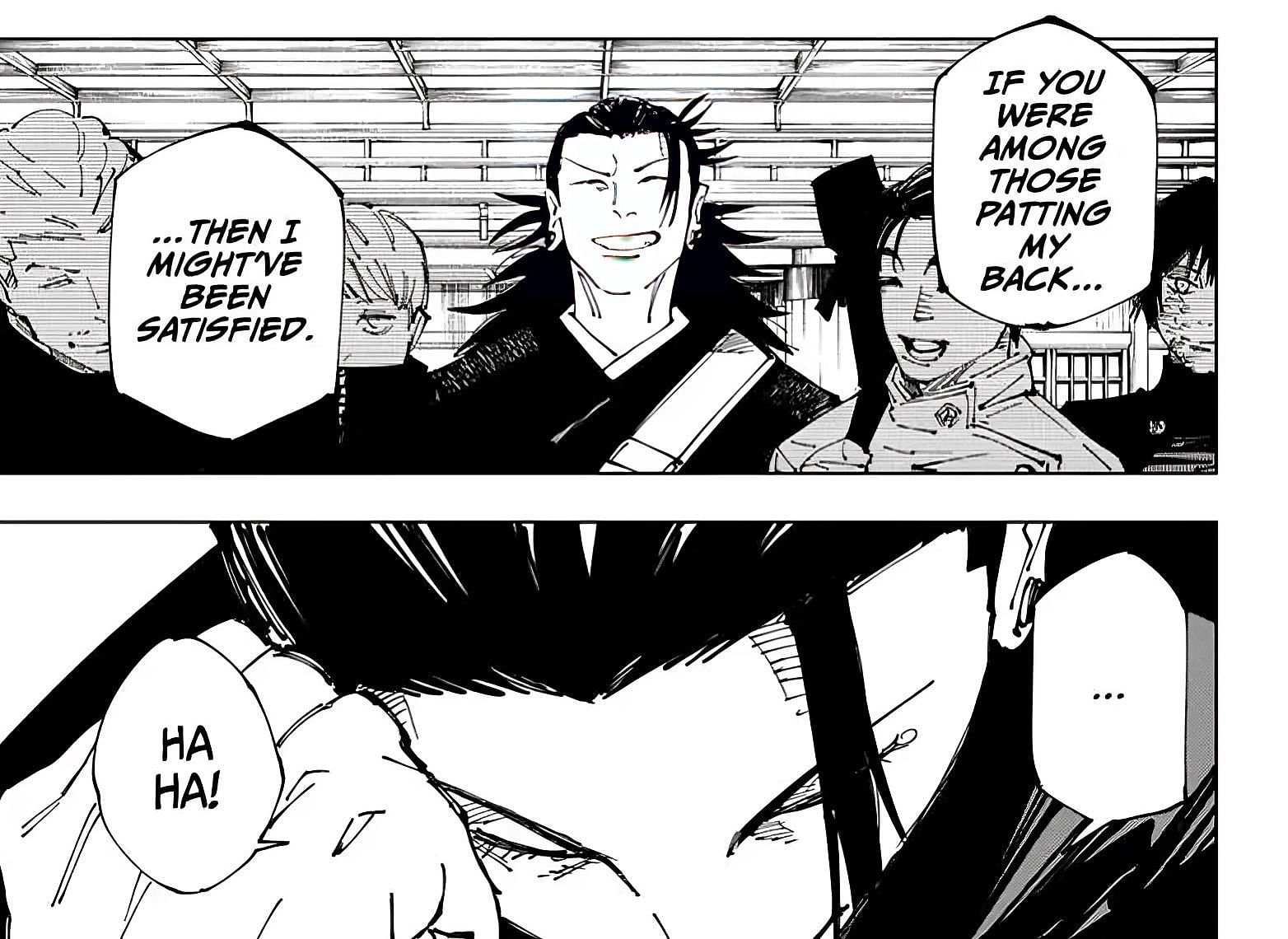 One of Gojo's final moments in Jujutsu Kaisen (Image via Shueisha).